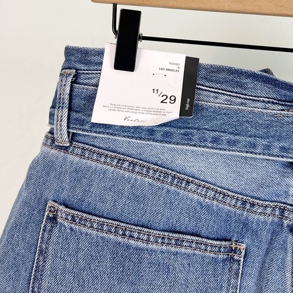 NWT KanCan Paperbag High Waisted Tie Belt Jean Shorts - Picture 8 of 10